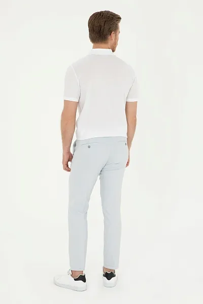 Брюки в полоску зауженные - G081SZ0780PARUS Брюки муж. (VR036, 40, 34)