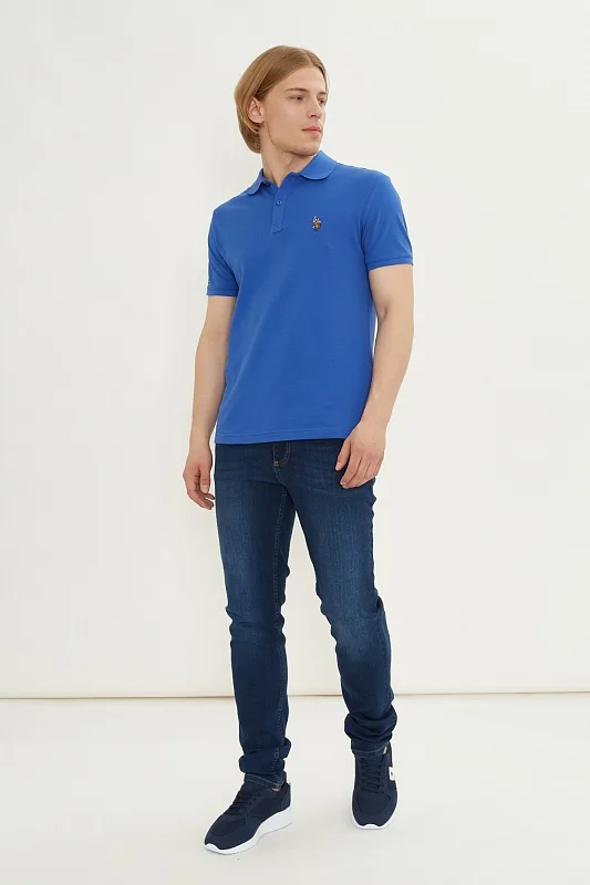 Футболка-поло из хлопка - G081SZ0110TP10IY024 Футболка муж. (VR045, XS)