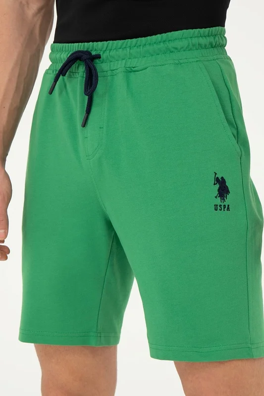 Шорты спортивные из хлопка с вышитым логотипом - G081SZ0OS0PARMEIY024 Брюки спорт. муж. (VR054, XL)