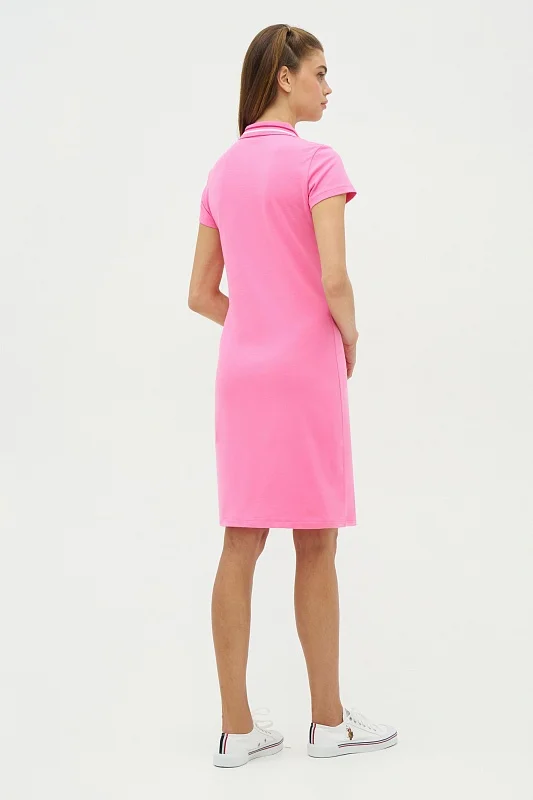 Платье-поло мини из хлопка - G082SZ0750R_MURDA Платье жен. (VR041, XS)