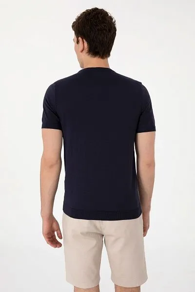 Футболка из смесовой вискозы с логотипом - G081SZ0TK0FORLA_IY25 Кофта муж. (VR033, M)