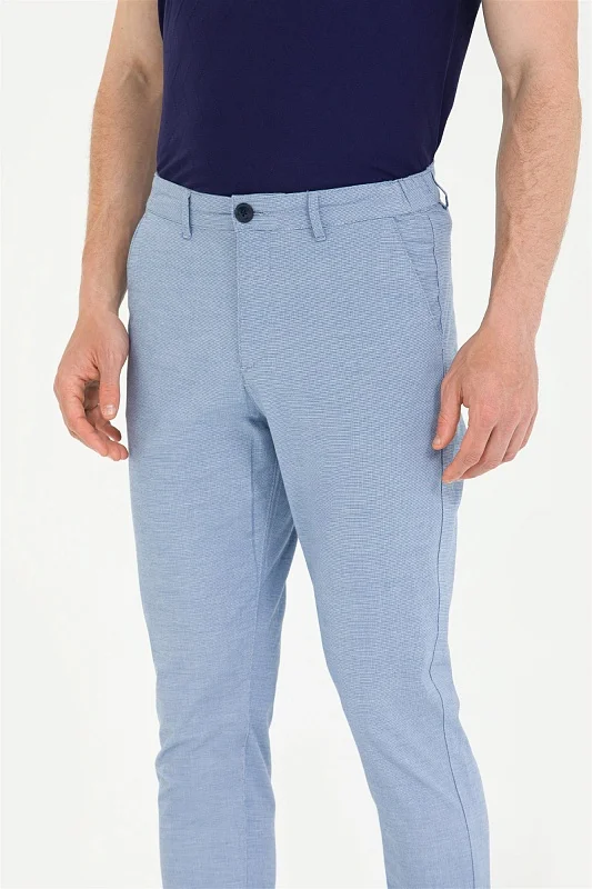 Брюки с поясом на резинке зауженные - G081SZ0780BONHAR_P Брюки муж. (VR032, 29)