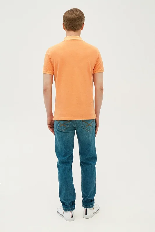 Футболка-поло из хлопка - G081SZ0110CEM_R Футболка муж. (VR051, XS)
