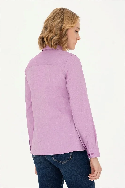 Рубашка из хлопка приталенная - G082SZ0040CRISCOLOR023K Сорочка жен. (VR203, 38)