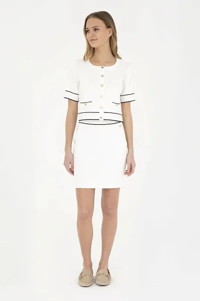 Юбка мини на резинке трикотажная - G082SZ0TL0KINOYA Юбка жен. (VR071, XS)