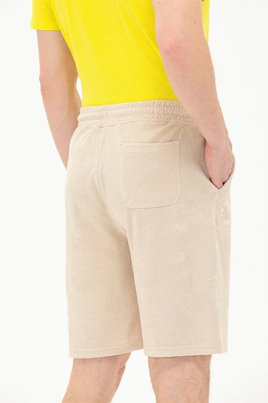 Бермуды спортивные из хлопка махровые - G081SZ0OS0MATE Брюки спорт. муж. (VR049, M)