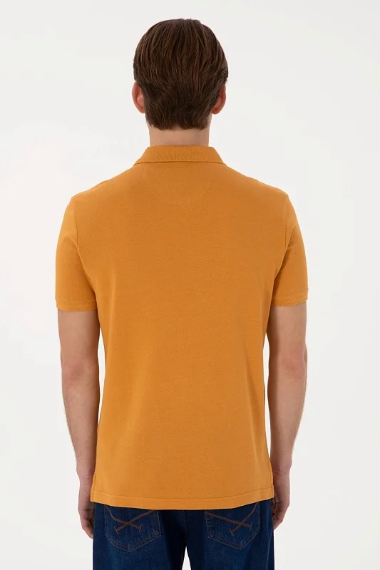 Футболка-поло из хлопка с логотипом - G081SZ0110TP04IY025 Футболка муж. (VR072, L)