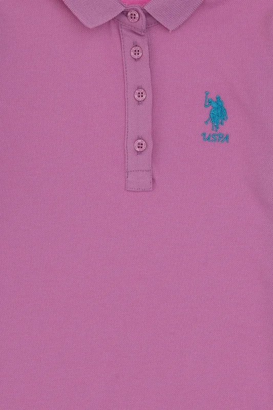 Платье-поло для девочек - G084SZ0750GURLINKIDS25 Платье жен. детс. (VR023, 4_5)