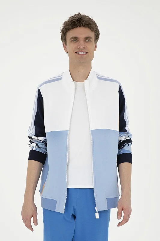 Толстовка на молнии без капюшона - G081SZ0820RC_EDIZ Толстовка муж. (VR032, S)