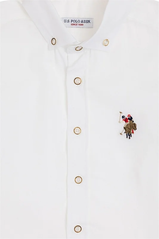Рубашка из хлопка прямая для мальчиков - G083SZ0040CEDCOLORKIDS024Y Сорочка муж. детс. (VR013, 8_9)