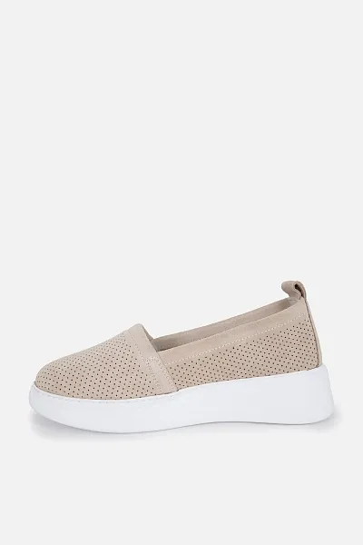 Слипоны кожаные с перфорацией - S082SZ0330Y21SHARON Обувь жен. (VR011, 36)
