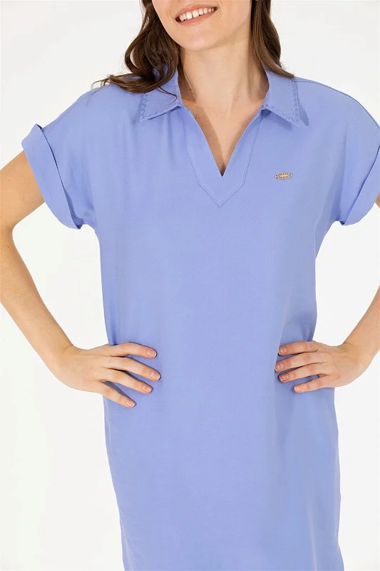 Платье из вискозы с коротким рукавом - G082SZ0320HECAR Платье жен. (VR036, 32)