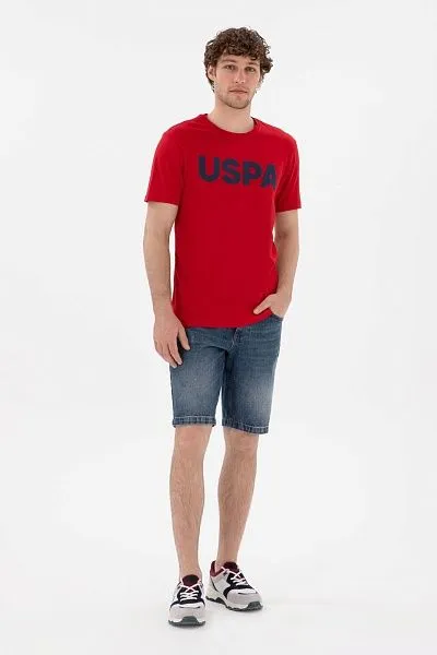 Футболка из хлопка с надписью - G081SZ0110GEARTIY025 Футболка муж. (VR030, XL)