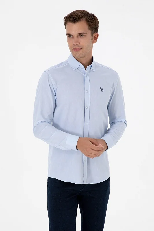 Рубашка из хлопка приталенная - G081SZ0040CEDRO025K Сорочка муж. (VR003, 2XS)