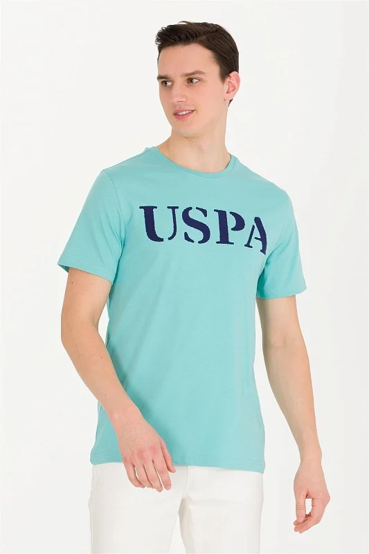 Футболка из хлопка с надписью - G081SZ0110GEARTIY023 Футболка муж. (VR090, XS)