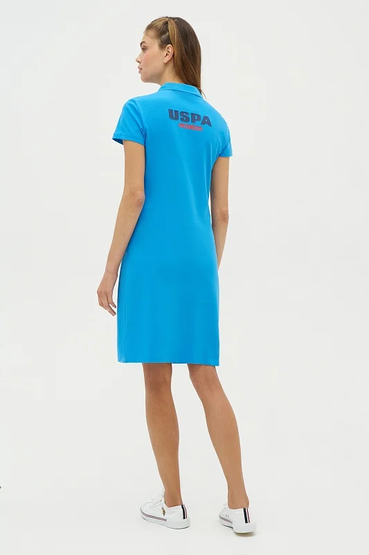 Платье-поло мини из хлопка - G082SZ0750R_MUPTISE Платье жен. (VR045, XS)