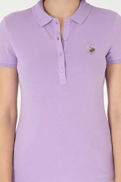 Футболка-поло из хлопка - G082SZ0110TP0124-CLR Футболка жен. (VR034, S)