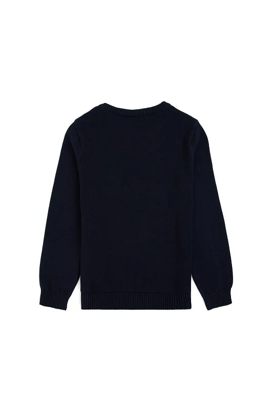 Джемпер из хлопка в полоску для мальчиков - G083SZ0TK0KARMKIDS Кофта муж. детс. (VR033, 6_7)