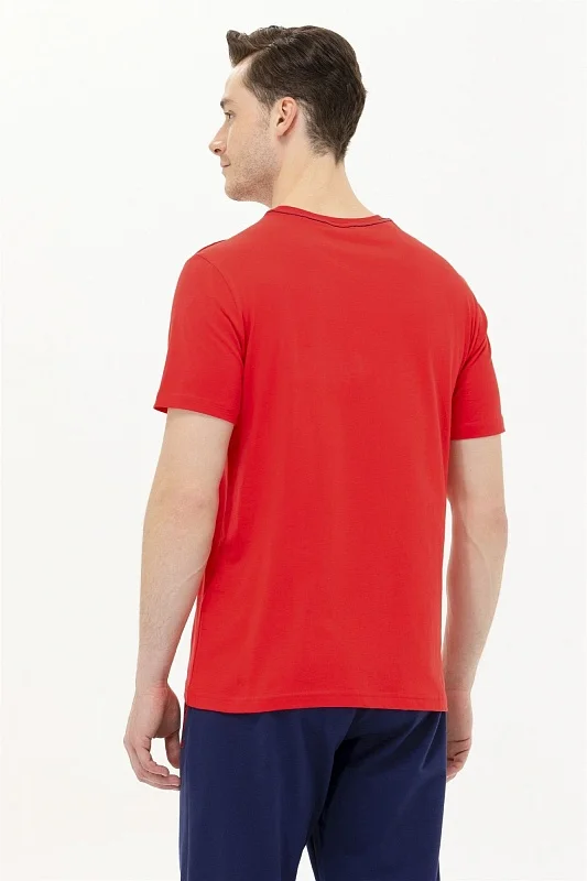 Футболка из хлопка с надписью - G081SZ0110PERENE Футболка муж. (VR030, XS)