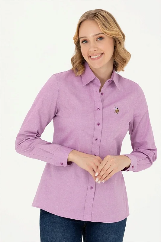 Рубашка из хлопка приталенная - G082SZ0040CRISCOLOR023K Сорочка жен. (VR203, 38)
