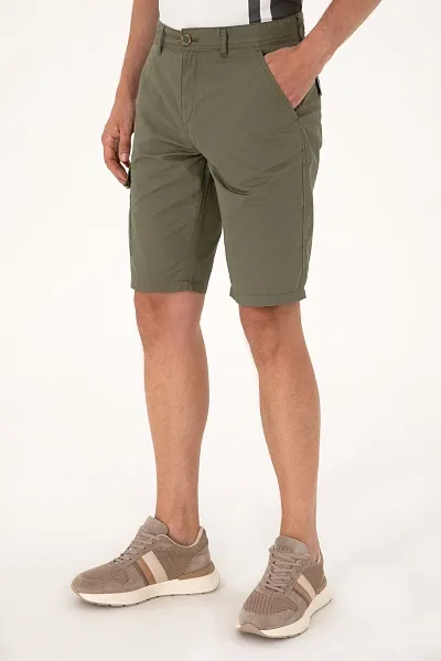 Шорты карго из хлопка - G081SZ0310CURVIS Бермуды муж. (VR111, 31)