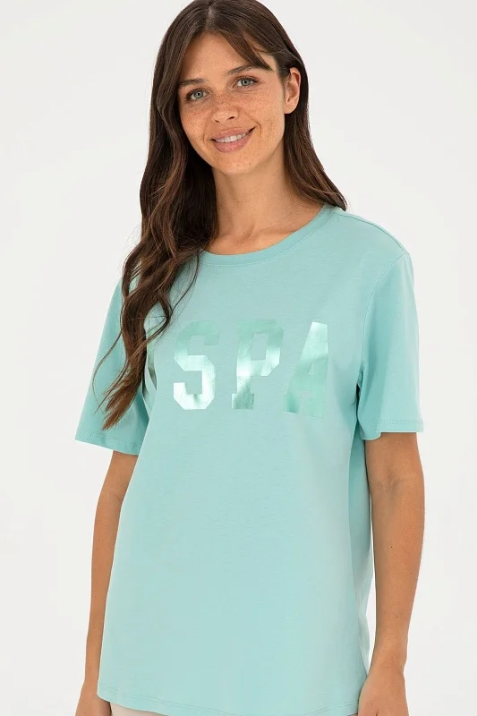 Футболка из хлопка с принтом свободная - G082SZ0110SEANIY24 Футболка жен. (VR083, 2XL)