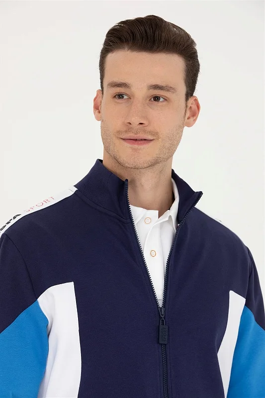 Толстовка на молнии без капюшона - G081SZ0820RC-BODEN Толстовка муж. (VR033, 5XL)