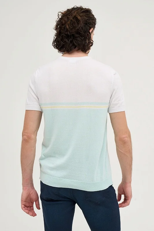 Футболка трикотажная из хлопка - G081SZ0TK0RABERTIN-R Кофта муж. (VR083, XL)