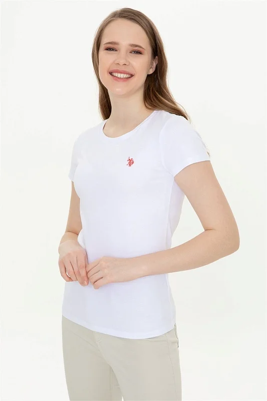 Футболка из хлопка с логотипом - G082SZ0110TO22 Футболка жен. (VR013, 2XS)