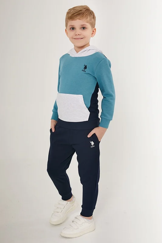 Спортивный костюм на флисе худи и брюки для мальчиков - G083SZ0HF0US1507 Костюм дом. муж. детс. (VR212, 9-10)