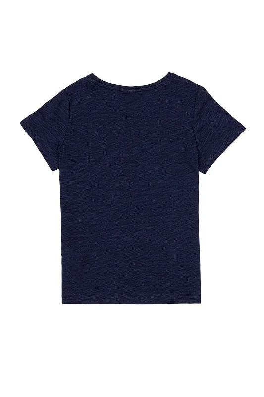 Футболка из хлопка с надписью для девочек - G084SZ0110KEAN-IY021 Футболка жен. детс. (VR033, 3_4)