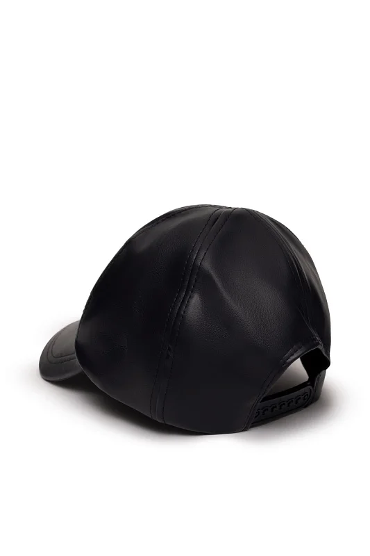 Бейсболка из экокожи - A081SZ064P01DORTE Шапка муж. (VR033)