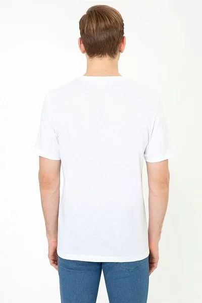 Футболка из хлопка с надписью - G081SZ0110LUSSAT Футболка муж. (VR013, XS)