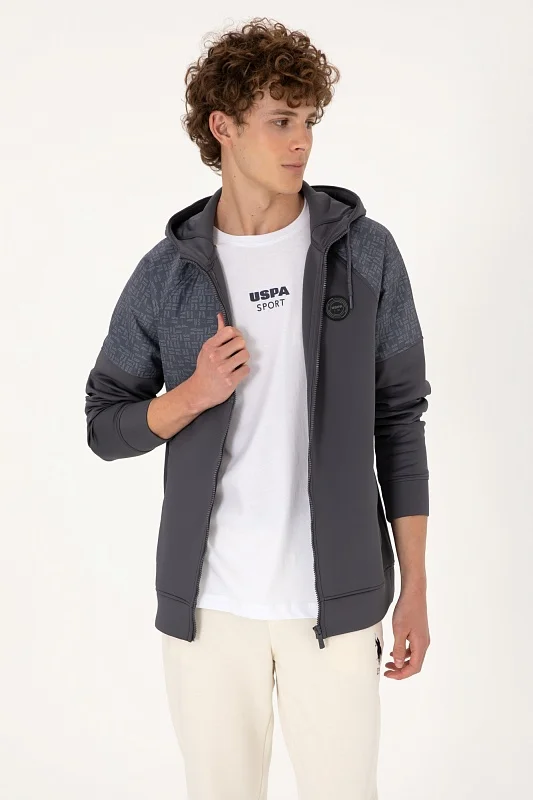 Толстовка на молнии с капюшоном - G081SZ0820S_GENHAS Толстовка муж. (VR006, XS)