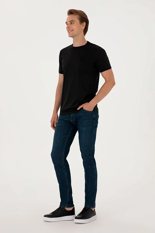 Футболка из хлопка с надписью - G081SZ0110EXC_MELENAS Футболка муж. (VR046, XL)