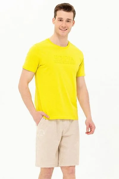 Футболка из хлопка с тисненным логотипом - G081SZ0110MEKSIKA Футболка муж. (VR168, M)
