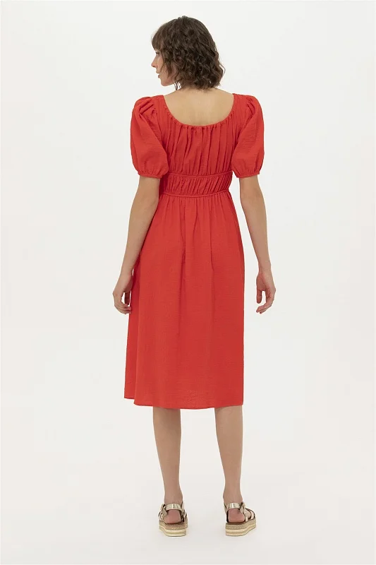 Платье миди из хлопка - G082SZ0320AZIRA Платье жен. (VR030, 42)