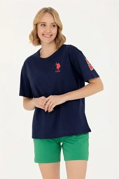 Футболка из хлопка с логотипом - G082SZ0110DUSPA-IY23 Футболка жен. (VR033, XS)