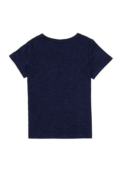 Футболка из хлопка с надписью для девочек - G084SZ0110KEAN-IY021 Футболка жен. детс. (VR033, 3_4)