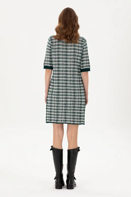Платье мини твидовое - G082SZ0TE0HAZIL Платье жен. (VR079, XS)