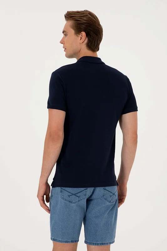 Футболка-поло из хлопка с логотипом - G081SZ0110TP04IY025 Футболка муж. (VR033, 4XL)