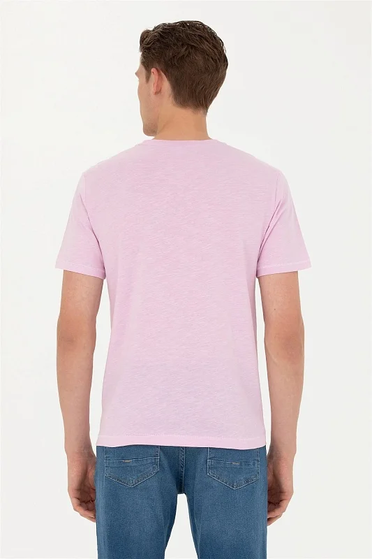 Футболка из хлопка с надписью - G081SZ0110ANDRIA Футболка муж. (VR211, XS)