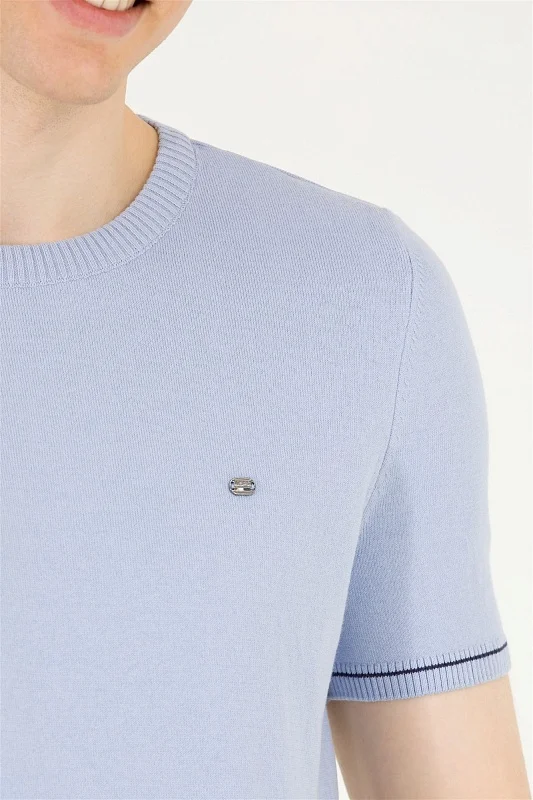 Футболка из смесового хлопка в полоску - G081SZ0TK0FORLA Кофта муж. (VR003, S)