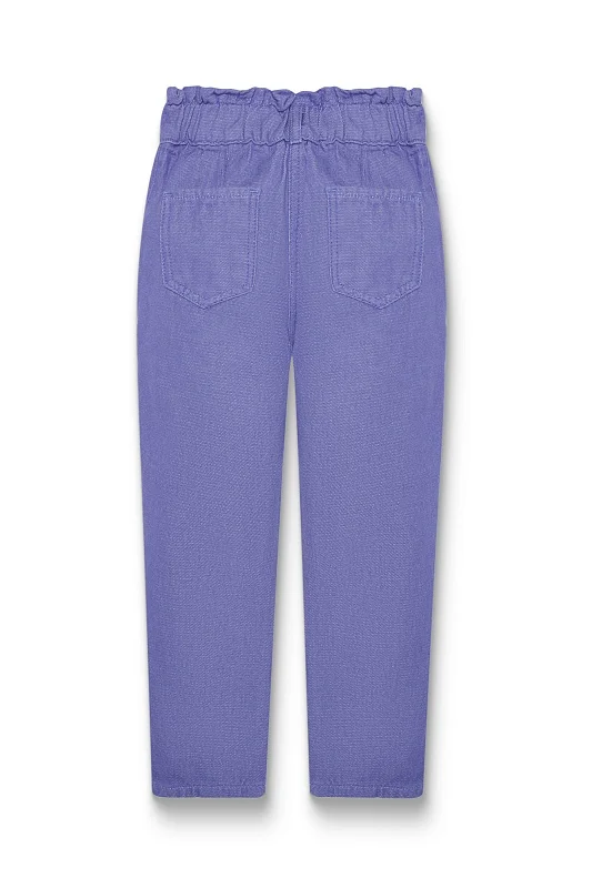 Джинсы на резинке зауженные для девочек - G084SZ0800MARLEKIDS23K-LILA Джинсы жен. детс. (VR034, 9_10)