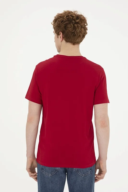 Футболка из хлопка с надписью - G081SZ0110GEARTIY024 Футболка муж. (VR014, XS)