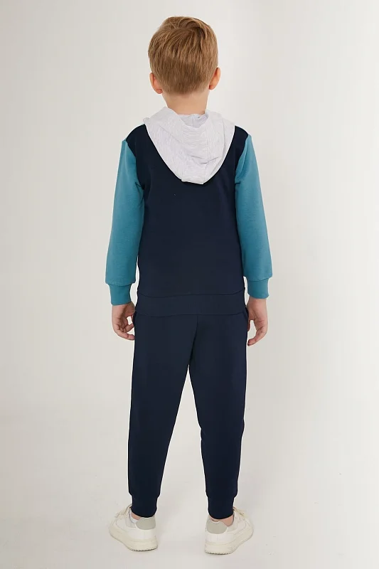 Спортивный костюм на флисе худи и брюки для мальчиков - G083SZ0HF0US1507 Костюм дом. муж. детс. (VR212, 9-10)