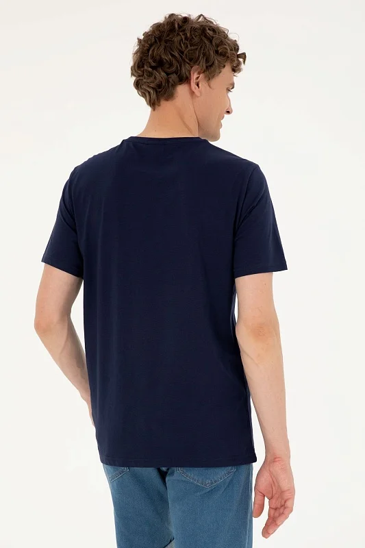 Футболка из хлопка с надписью - G081SZ0110GEARTIY024 Футболка муж. (VR033, 2XL)