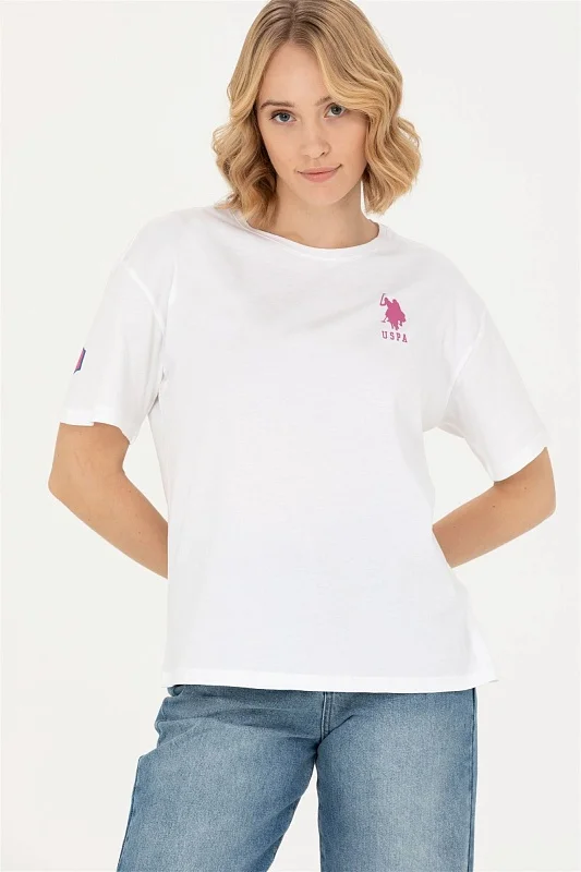 Футболка из хлопка с логотипом - G082SZ0110DUSPA-IY23 Футболка жен. (VR013, 2XL)
