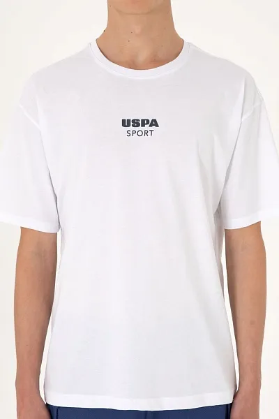 Футболка из хлопка с логотипом - G081SZ0110S_PURRY Футболка муж. (VR013, XL)