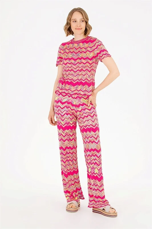 Футболка из ажурного смесового хлопкового трикотажа - G082SZ0TK0EDO Кофта жен. (VR041, 2XS)